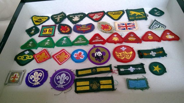 Preview of the first image of Scout Badge collection wide range from 1950s to modern times.
