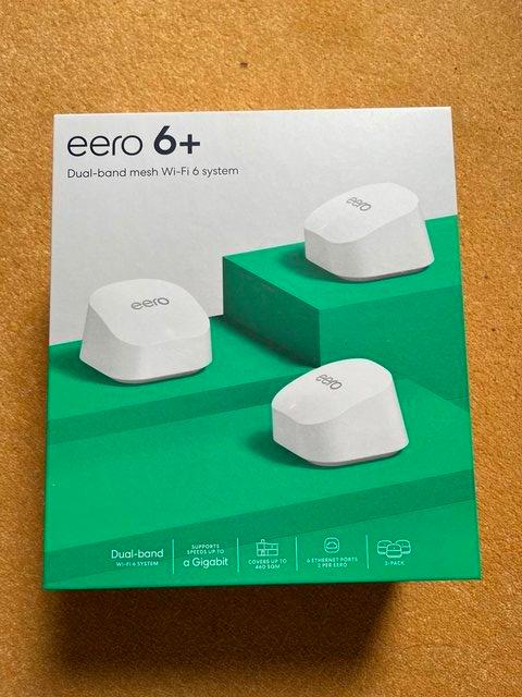 Preview of the first image of EERO 6+ Dual band mesh wifi 6 system.