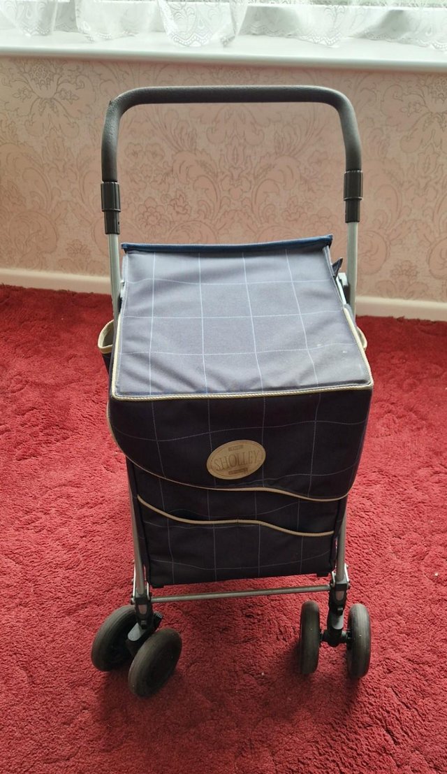 Preview of the first image of Sholley shopping trolley used.
