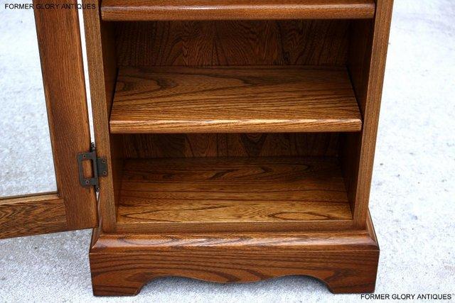 Image 57 of AN ERCOL GOLDEN DAWN CD CABINET CUPBOARD LAMP TABLE STAND