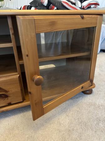 Image 2 of Solid Wood Pine TV Unit