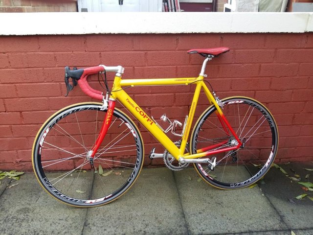 Preview of the first image of Vintage Fausto Coppi Racing Bike. 22.5 inch frame..