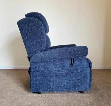 Image 10 of PRIMACARE ELECTRIC RISER RECLINER BLUE CHAIR ~ CAN DELIVER
