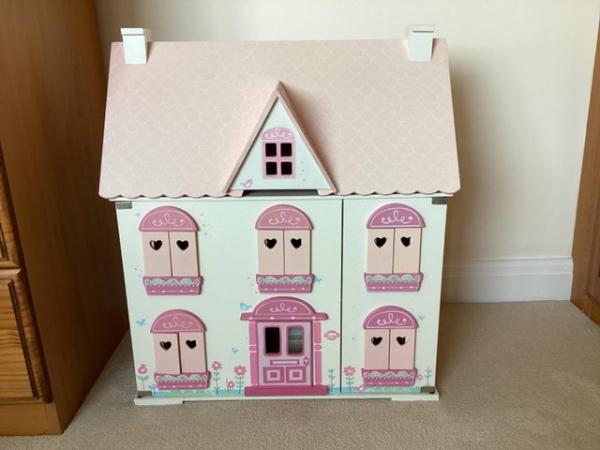 Image 1 of Rosebud Dolls House with furniture and accessories