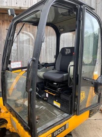 Image 2 of JCB 803 3 Tonne digger with attachments
