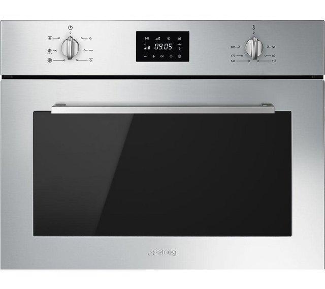 Preview of the first image of SMEG CUCINA 45CM COMBINATION MICROWAVE-1000W- FAN-WOW.