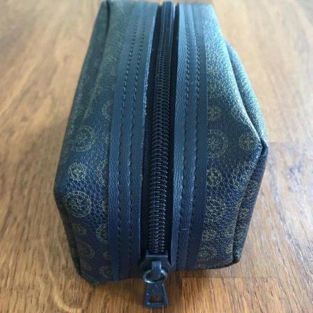 Image 3 of Navy blue zipped case, bag - for make-up, pencils, etc.