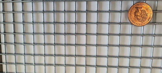 Preview of the first image of 1/2" x 1/2" x 16g x 8' x 4' Galvanised weld mesh Sheets.