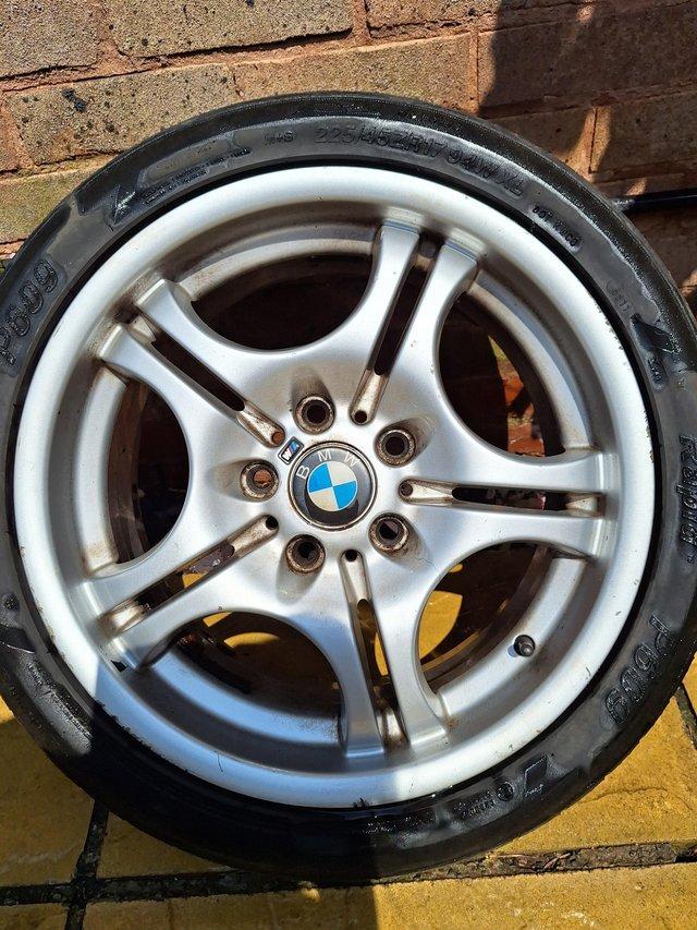 Preview of the first image of BMW 17" Alloy wheels for sale.