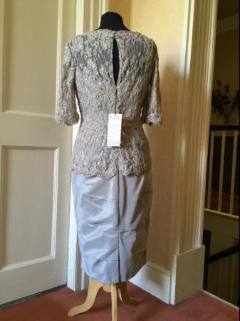 Image 1 of Ian Stuart Mother of the bride Dress in Warm Grey Size 12