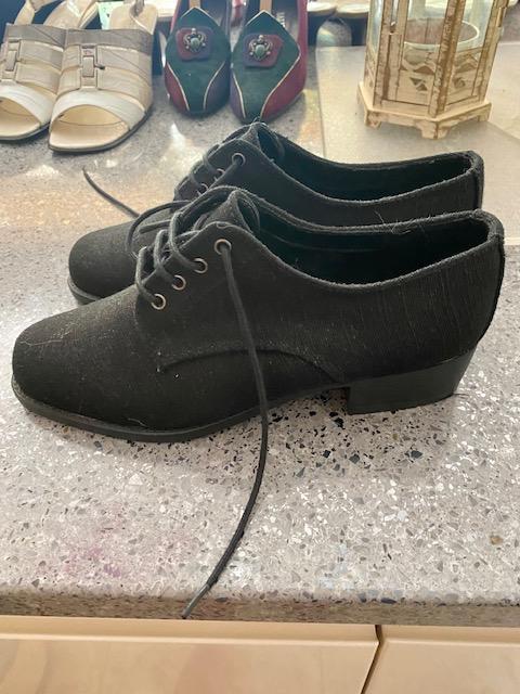 Preview of the first image of BHS Black Shoes Size 3 New never worn.