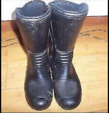Image 1 of Trials bike boots size 4 ………,,,