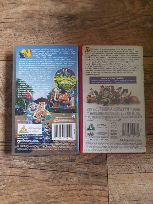 Preview of the first image of Walt Disney Pixar Toy Story and Toy Story 2 VHS.