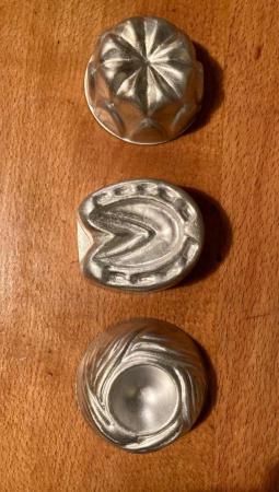 Image 1 of Set of 3 Vintage small  chocolate / jelly moulds