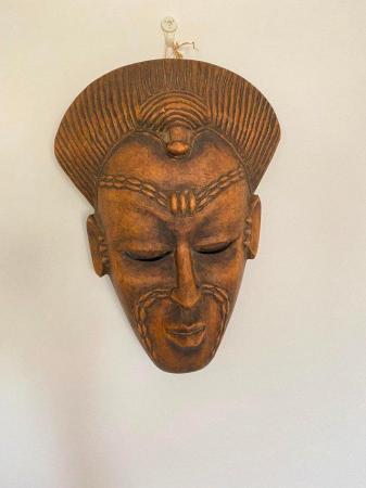 Image 1 of Beautiful African wooden mask