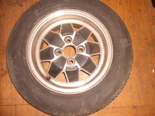 Image 1 of Alloy Whell and tyre for Triumph Stag