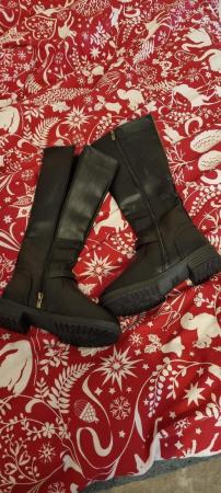 Image 1 of Brand New Black women's long boots