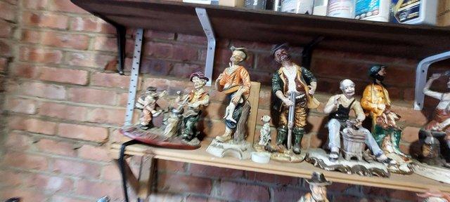 Preview of the first image of 23 capodimonte tramp man figures.