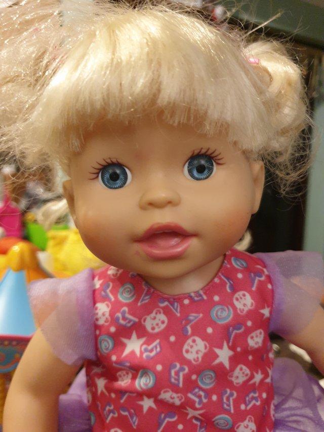 Preview of the first image of Fisher Price Dancing & Singing Doll aka Satan!.