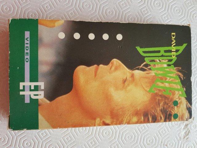 Preview of the first image of DAVID BOWIE VHS VIDEO EP ORIGINAL RELEASE IN CARDBOARD SLEEV.