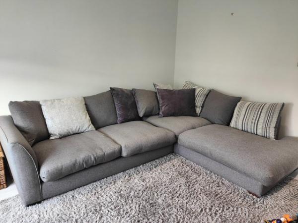 Image 1 of 18 months old dfs corner sofa