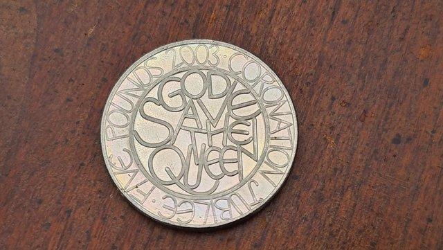 Image 1 of Royal Mint - Elizabeth II 2003 Coronation Jubilee £5 Coin