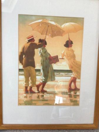 Image 1 of Jack  Vetrianno Print. Pine frame, excellent condition.