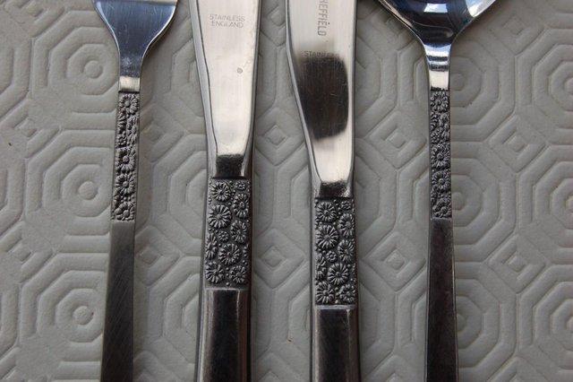 Image 6 of Viners 'Love Story' Stainless Cutlery, Very Good Condition