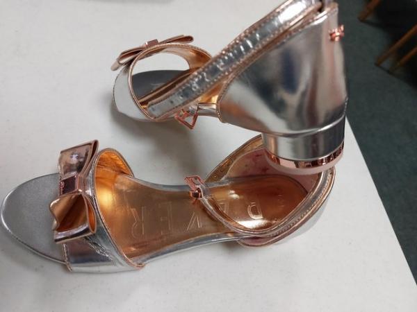 Image 3 of Ted Baker silver and gold sandals