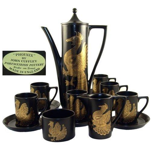 Preview of the first image of PORTMEIRION PHOENIX COFFEE SET.