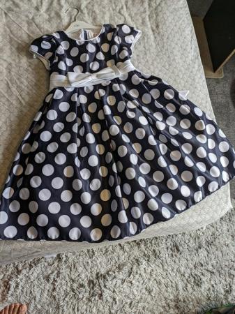 Image 1 of Girls Party wear Polka gown