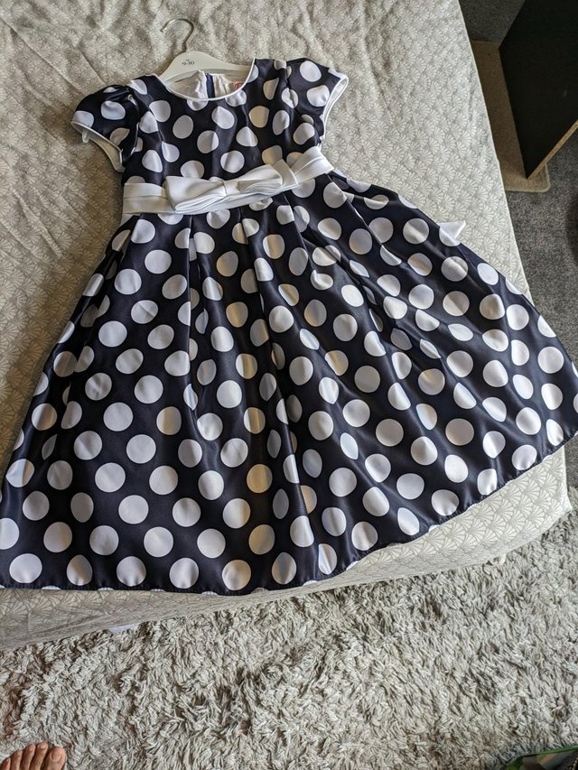 Preview of the first image of Girls Party wear Polka gown.