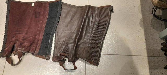 Image 3 of Brown Leather Chaps good condition