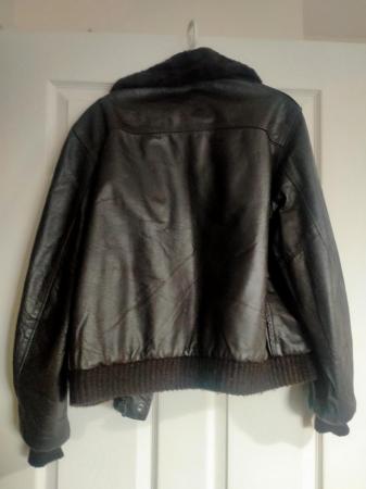 Image 2 of Mens Genuine Leather Jacket