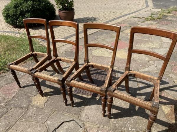 Image 1 of 4 Dining chairs for restoration