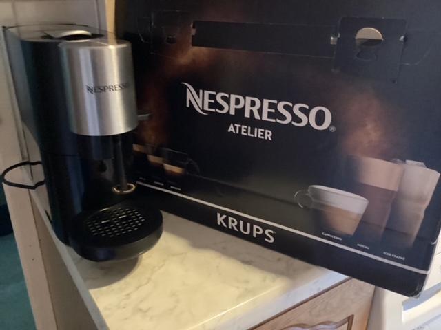 Preview of the first image of Nespresso NEW KRUPS Atelier Coffee Machine Milk Frothier.