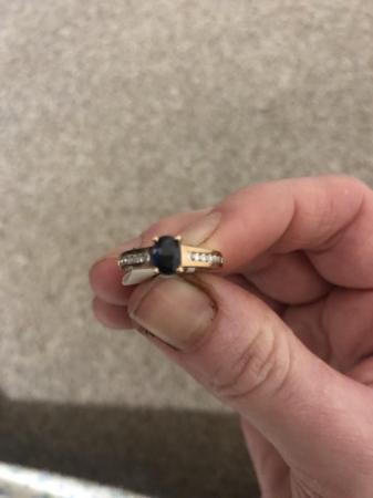 Image 1 of Engagement Ring- 9 K Rose Gold Metal Size G