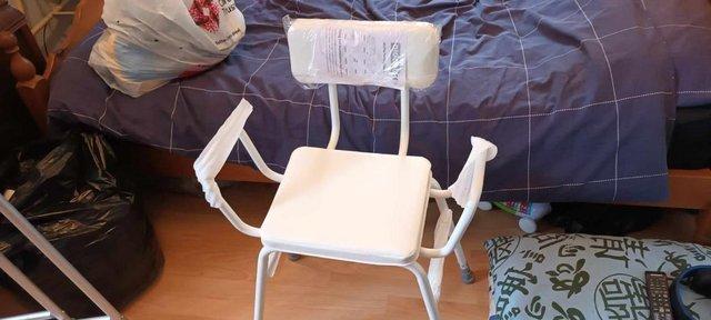 Image 2 of Malling Perching Stool (Arms and Padded Back) Brand New