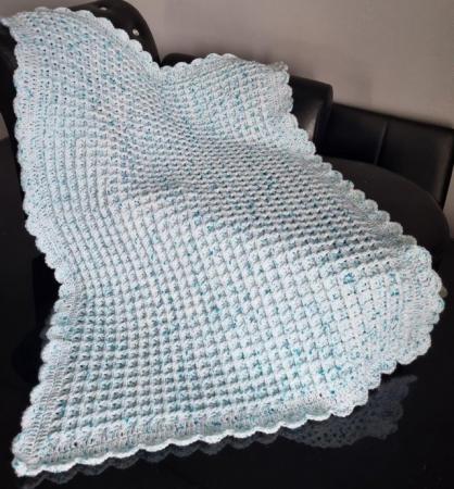 Image 2 of Crochet Baby blanket, handmade