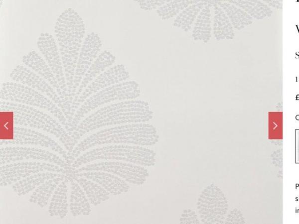 Image 1 of 1 Roll Of Harlequin Kamille French Grey Wallpaper.