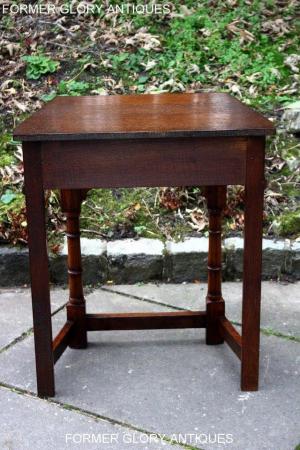 Image 80 of A TITCHMARSH AND GOODWIN OAK CANTED HALL TABLE LAMP STAND