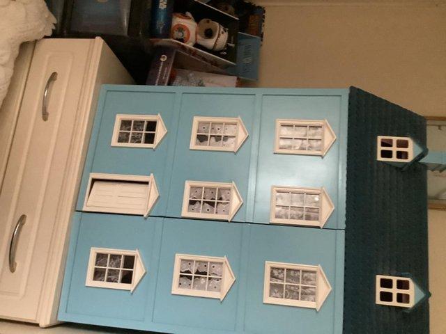 Preview of the first image of Dolls house decorated and fully furnished.