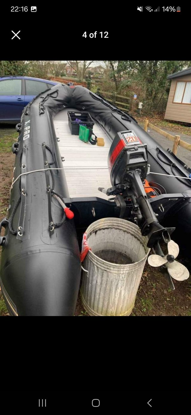 Preview of the first image of X Pro 460 defender rib boat.