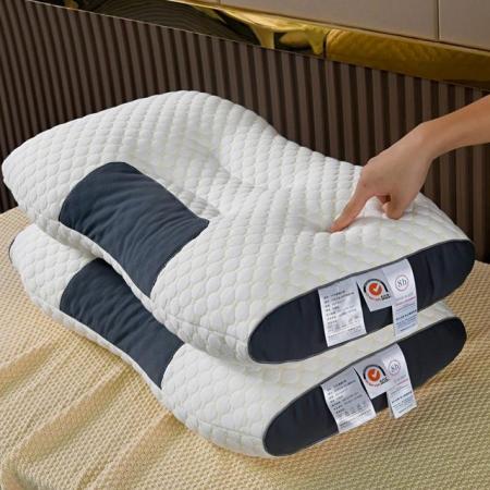 Image 1 of Comfort Cotton Pillows 2 Pieces Deluxe Pillows Great conditi