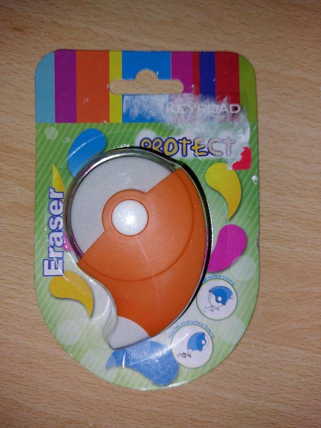 Preview of the first image of Eraser, brand new in packaging.