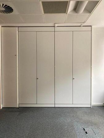 Image 16 of Lockable 4 door white office tall double cupboards/storage