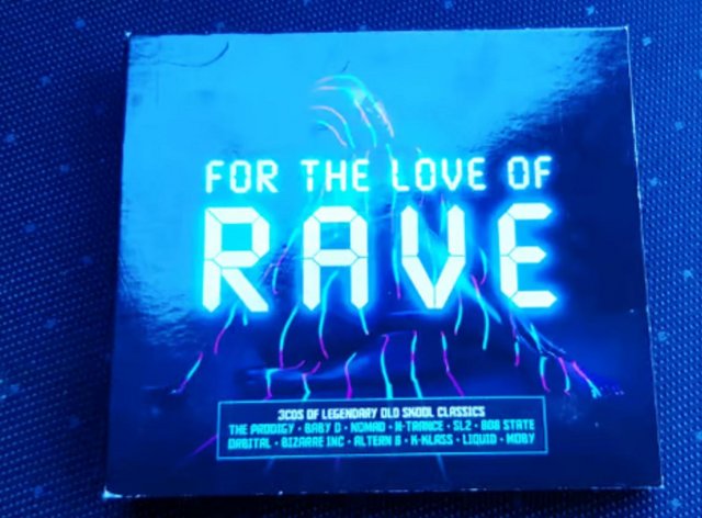 Preview of the first image of Music CD For the love of Rave 3 CD box set rave music.