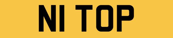 Preview of the first image of N1TOP Number Plate Private Personalised Registration.