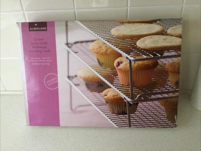 Preview of the first image of Lakeland 3 tier non stick cooling rack.