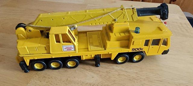 Preview of the first image of mobile crane toy truck by matchbox super kings free postage.